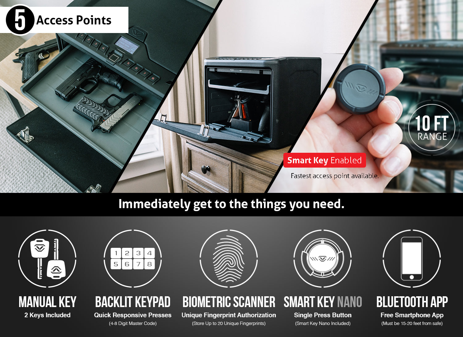 Vaultek-Biometric-Bluetooth-MX-Black-All-Security-Equipment