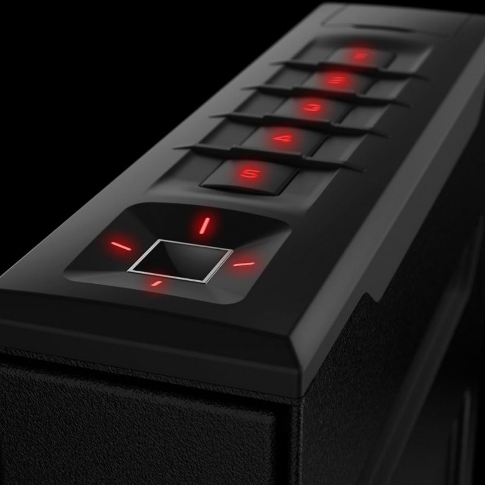 Vaultek Biometric Bluetooth Slider Black Colion Noir SL20i-CM