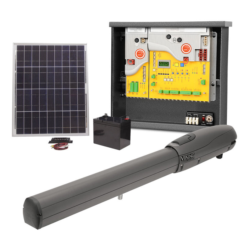 Viking G5 Solar Single Swing Gate Operator Kit | VA-G5NX-SSKIT