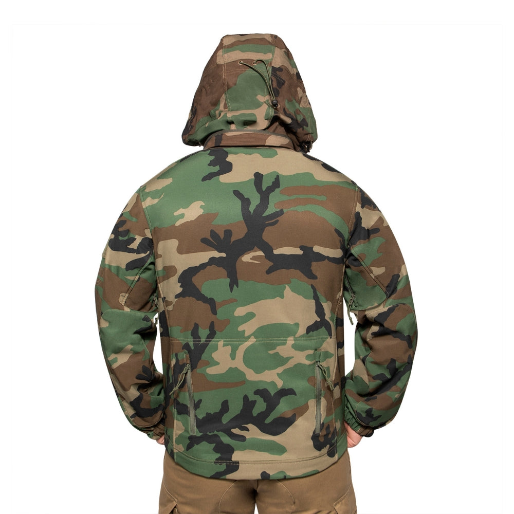 Rothco Concealed Carry Soft Shell Jacket (Woodland Camo) - 7